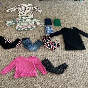BUNDLE of leggings, sweaters, dress!